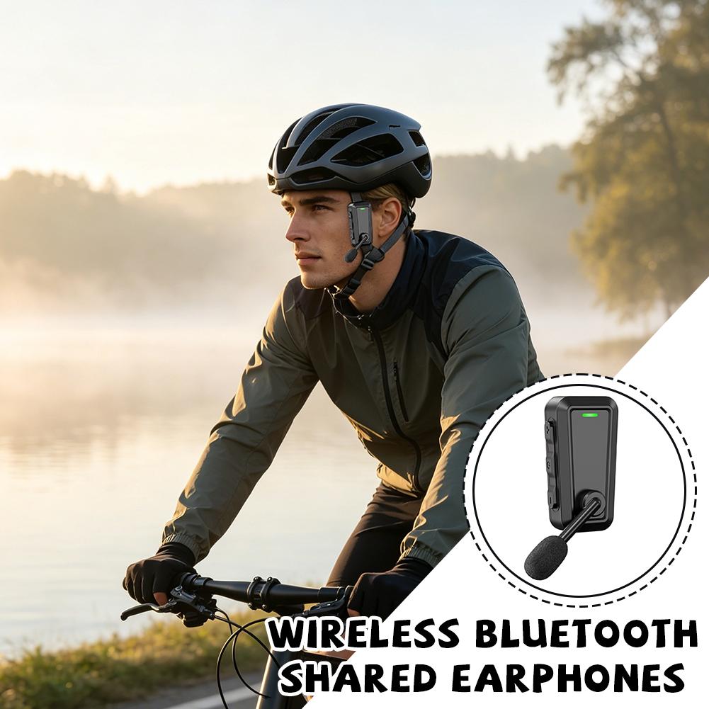 Intercom Headset Helmet - Noise Cancelling Motorcycle Helmet Bluetooth Intercom