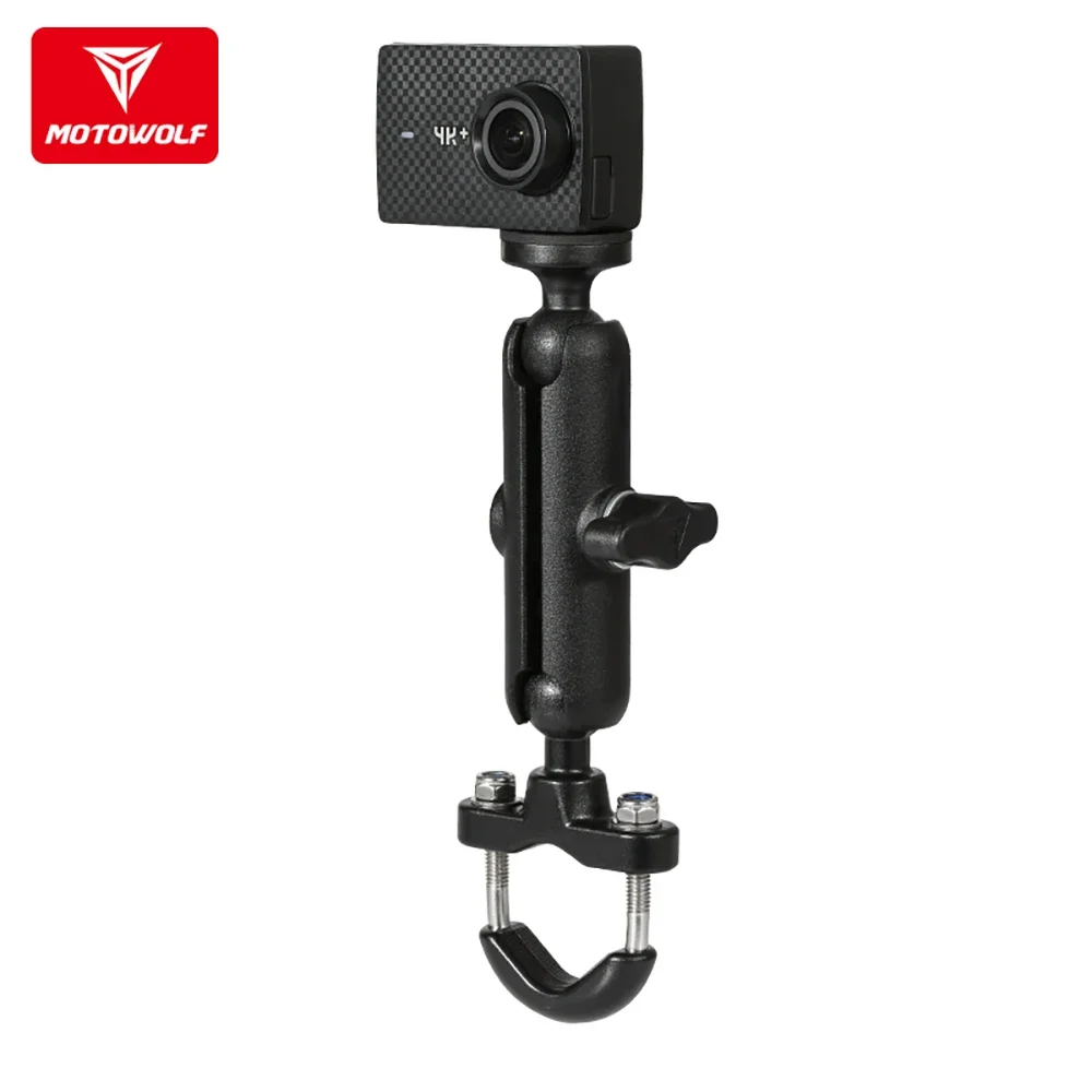 Motorcycle Gear Adventure - Motowolf Motorcycle Bike Camera Mirror Handelbar