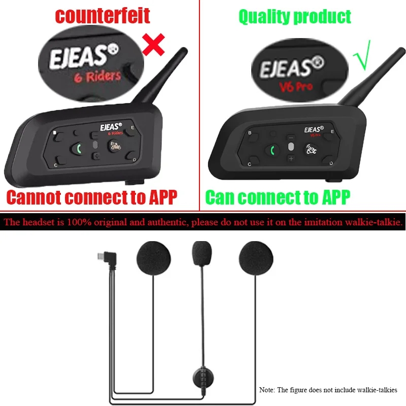 EJEAS V6 PRO+ TYPE-C Jack Micr - Intercom Headset Helmet ulasan dan harga