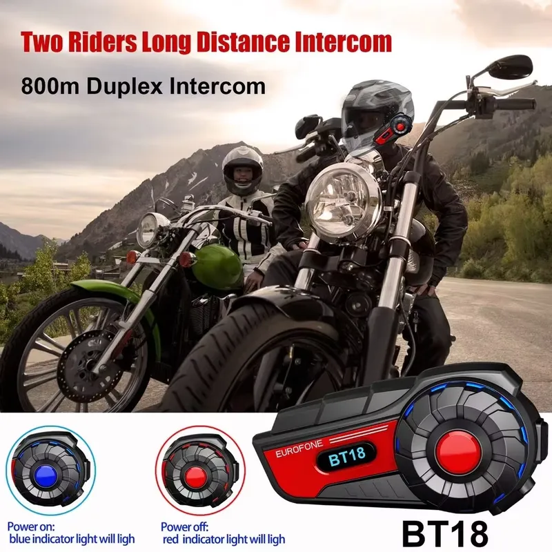 BT18 Motorcycle Helmet Interco - Intercom Headset Helmet ulasan dan harga