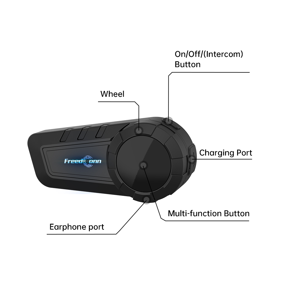 FreedConn KY PRO Motorcycle He - Intercom Headset Helmet ulasan dan harga