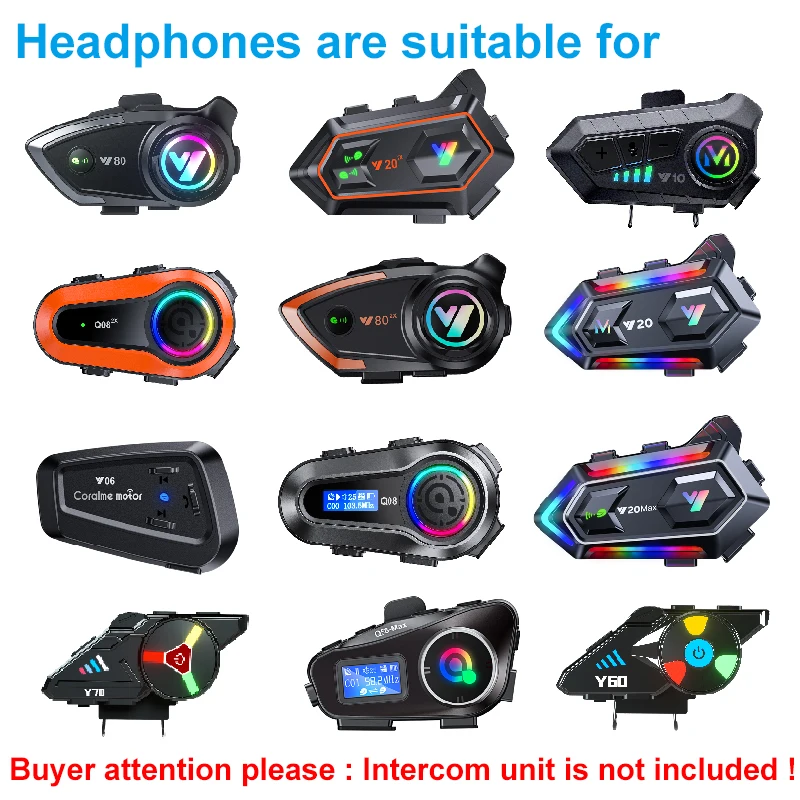 Headset Suitable For Y10/Y10-2 - Intercom Headset Helmet ulasan dan harga