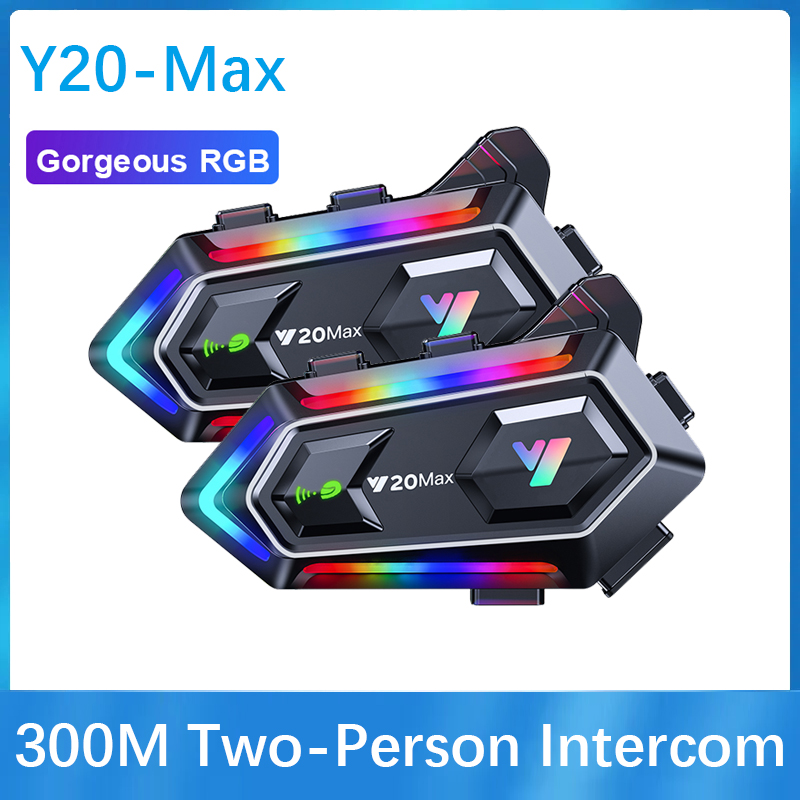Y20 MAX Motorcycle Helmet Blue - Intercom Headset Helmet ulasan dan harga